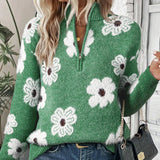 BLOOM | Pulover cu guler zip