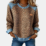 Loredana | Pulover Patchwork cu Model