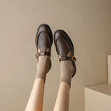Andreea | Pantofi din Piele cu Stil Retro