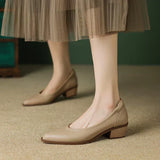 Alexandra | Pantofi Eleganți cu Toc Mediu