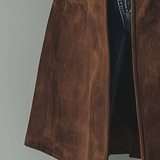 Mirela | Palton Vintage din Suede