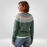 Elena | Pulover din tricot premium cu guler detaliat și aspect artizanal